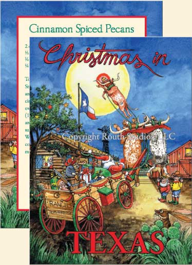Texas Christmas holiday cards, Texas North Pole